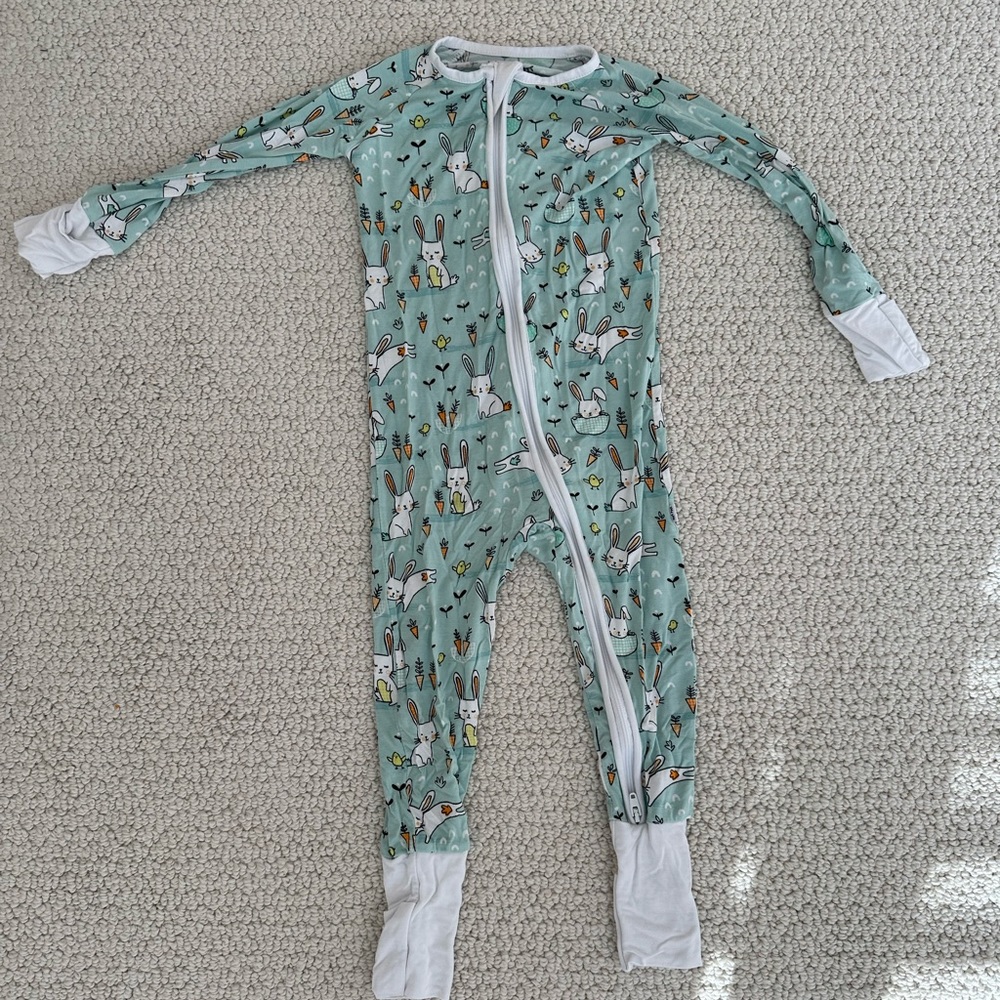 Little Sleepies Bunny Zippie Pajamas